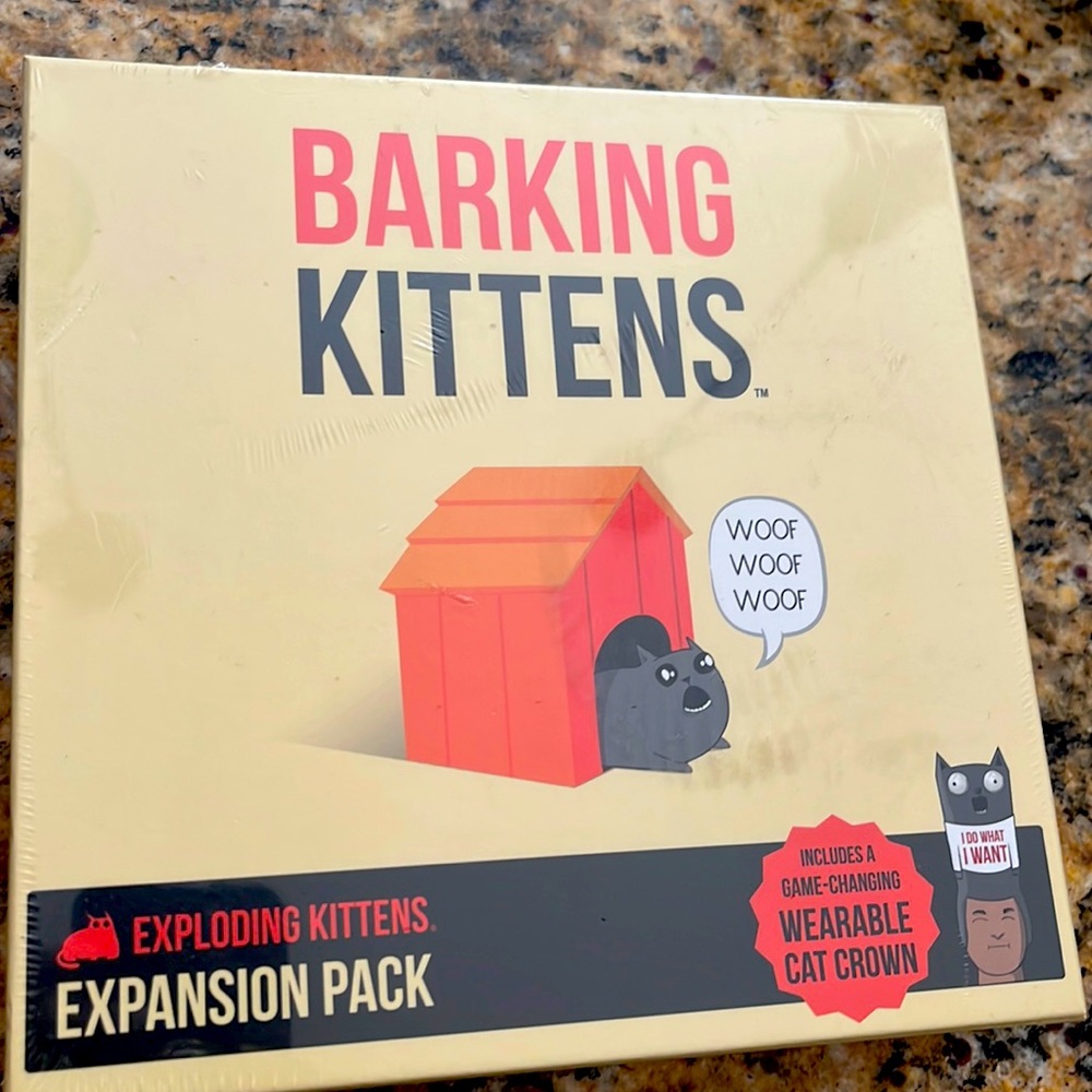 Barking Kittens Expansion Pack - new in plastic wrap